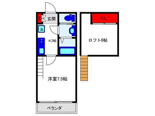 フォルトゥーナ曽根の物件間取画像